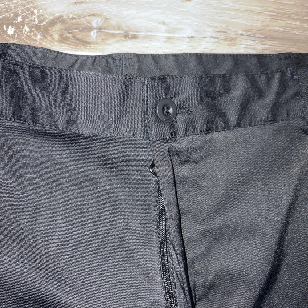 Nike Dri Fit Khaki Golf Shorts Men's 36 Black 21 Inch Length